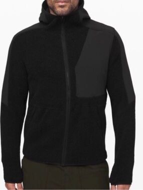 lululemon athletica Black Fleece full Zip Hoodie Tundra Trek